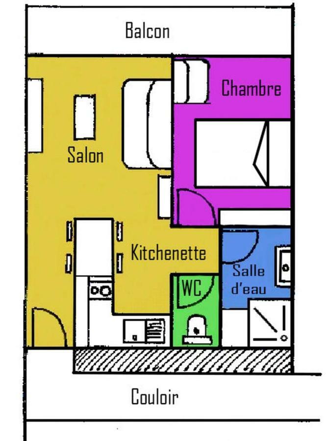 Auxmouettes Gv2 Apartment *